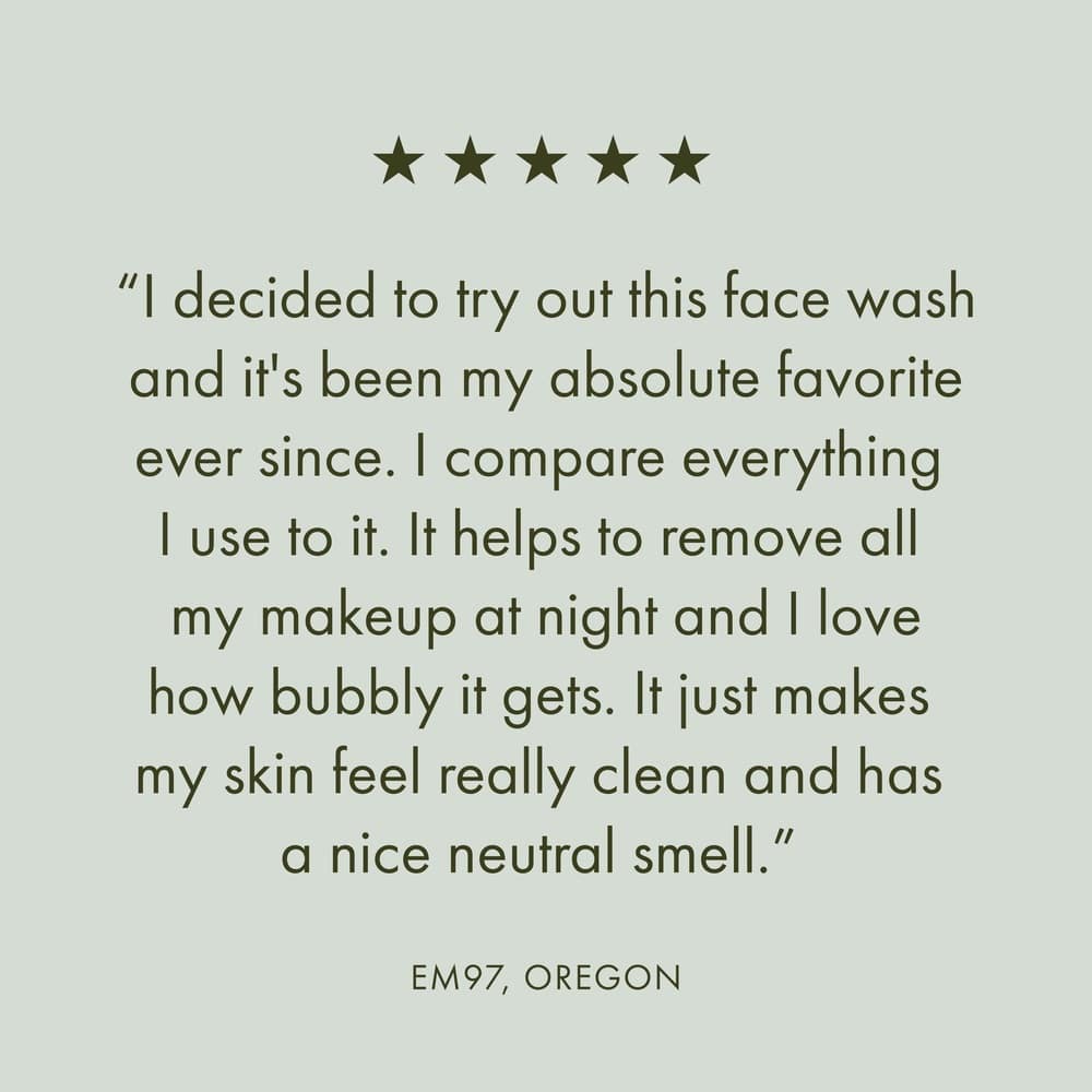 Checks & Balances™ Frothy Face Wash, Full Size + Deluxe Sample