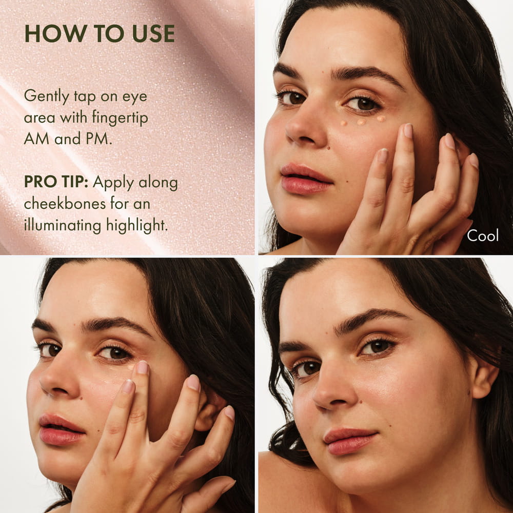 Ginzing™ Brightening Eye Cream - Cool, Full Size + Deluxe Sample