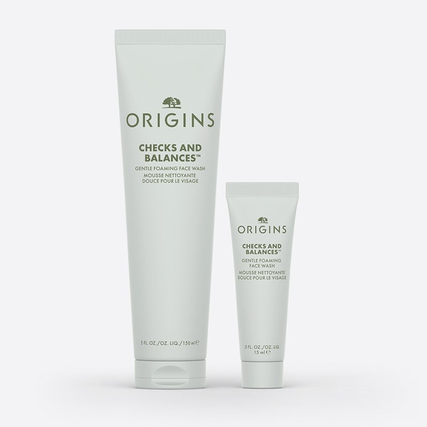 Checks and Balances™ Gentle Foaming Face Wash Home & Away Duo, Full Size + Deluxe Sample